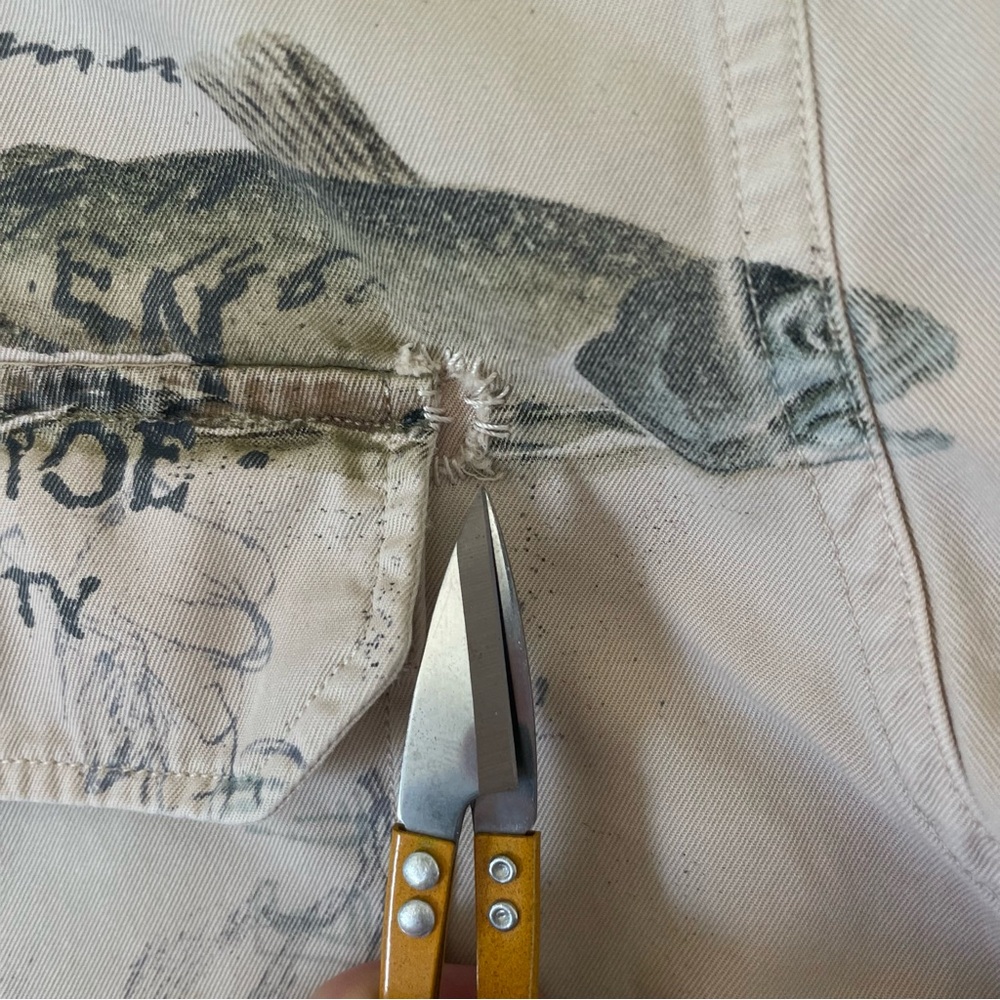 Polo Ralph Lauren Sportsman Fly Fishing Patchwork Shirt Men’s L Trapper Lake - Picture 12 of 16